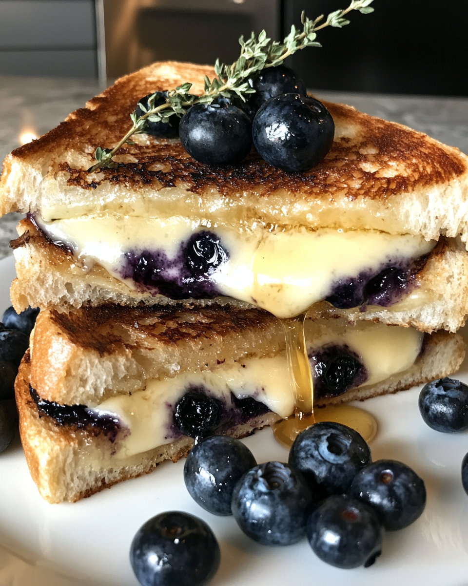>Gourmet Blueberry Grilled Cheese 5 Bold Sweet-Savory Bliss