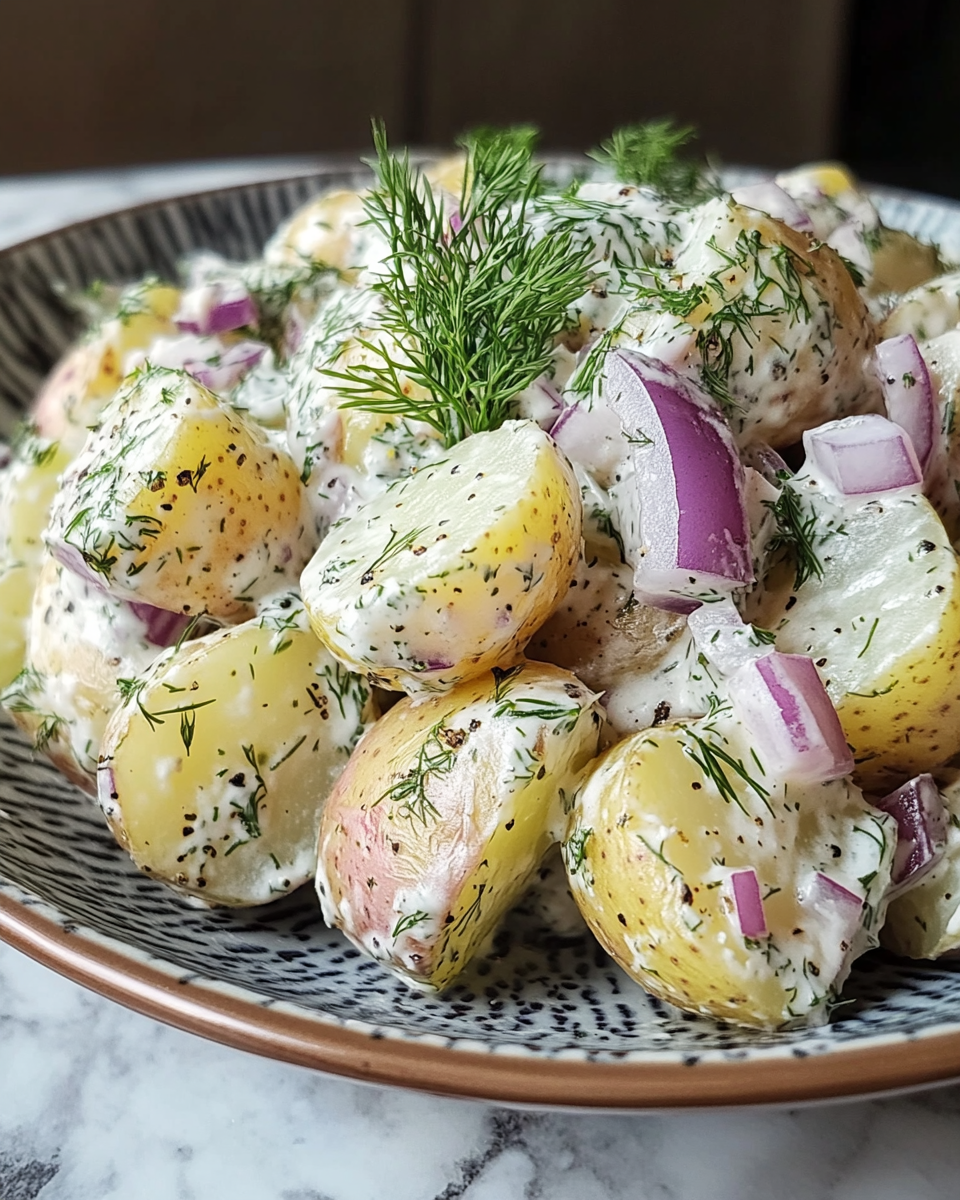 Ultimate Creamy Dill Potato Salad Summer Cookout Star