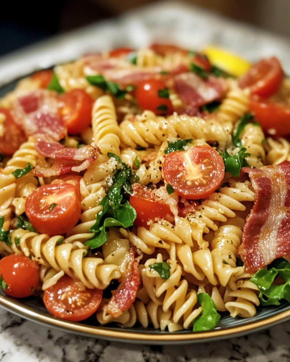 BLT Pasta Salad: 4 Irresistible Creamy Layers