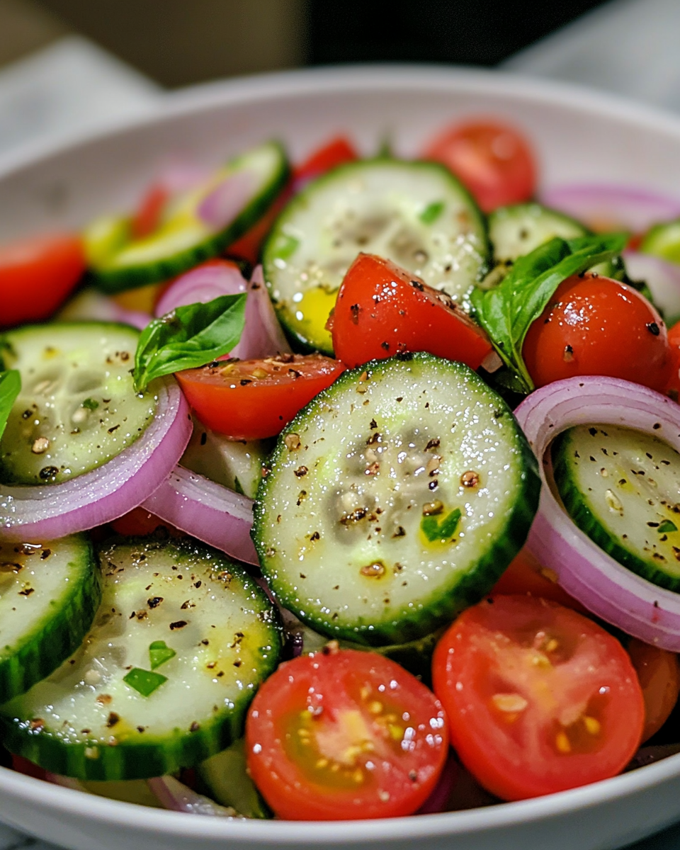 Quick Italian Cucumber Salad: 5 Simple Fresh Steps